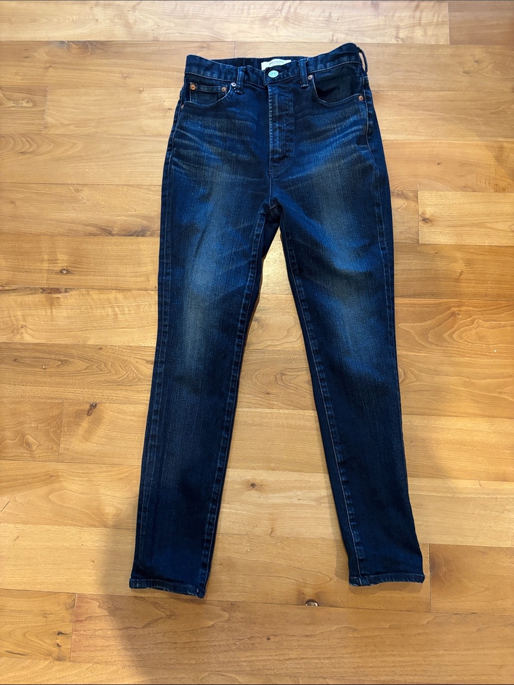 Moussy Dark Blue High-Rise Slim Jeans